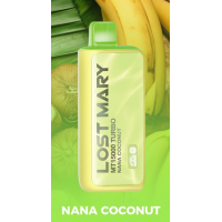 Lost Mary Turbo Thermal MT15000 Nana Coconut Flavor (15K Puffs) Lost Mary Turbo Thermal MT15000 Nana Coconut Flavor (15K Puffs)